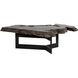Wyatt 46 X 37 inch Black / Dark Brown Coffee Table